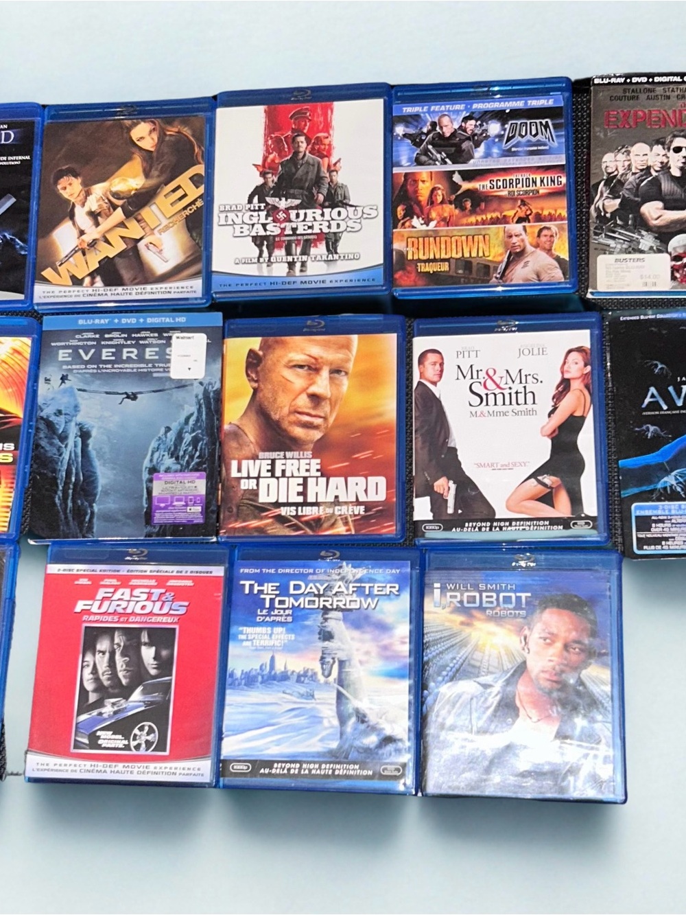 DVDs/Blu Ray bundle of 14